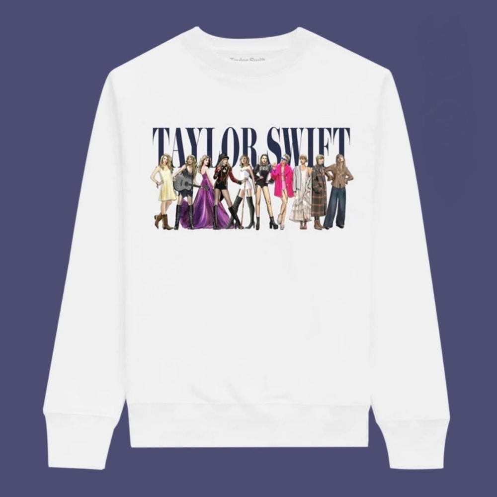 Taylor swift eras collection midnights crew neck sweatshirt Size large